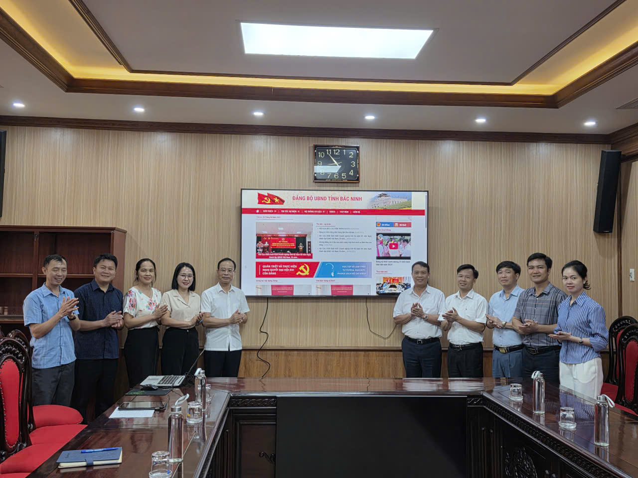 Ra mắt Công trình chào mừng Đại hội Đại biểu Đảng bộ UBND tỉnh Bắc Ninh, lần thứ I, nhiệm kỳ 2025...