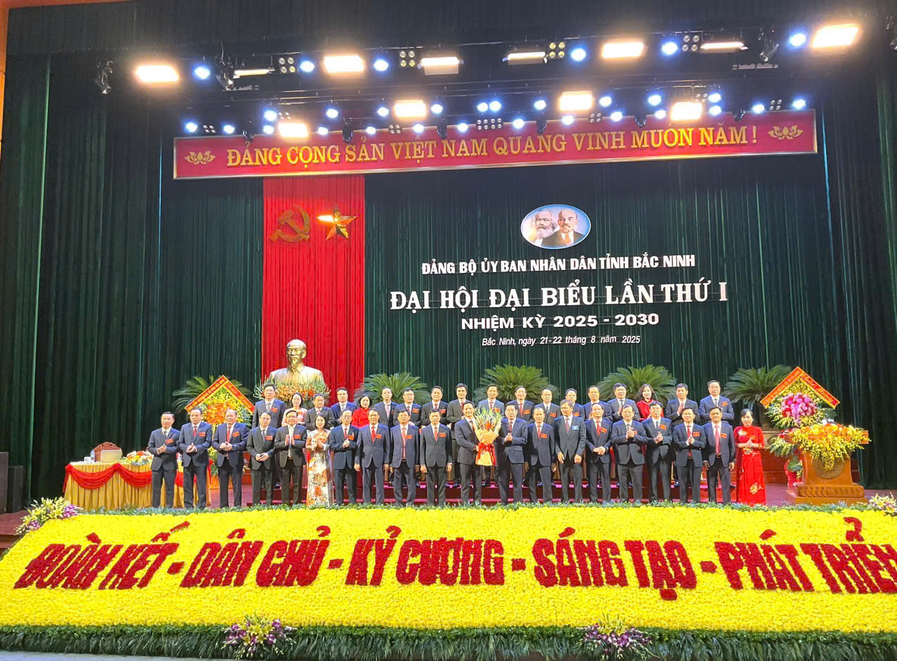 Tổ chức thành công Đại hội Đại biểu Đảng bộ Ủy ban nhân dân tỉnh Bắc Ninh lần thứ I, nhiệm kỳ...|https://dangboubndtinh.bacninh.dcs.vn/chi-tiet-tin-tuc/-/asset_publisher/M0UUAFstbTMq/content/to-chuc-thanh-cong-ai-hoi-ai-bieu-ang-bo-uy-ban-nhan-dan-tinh-bac-ninh-lan-thu-i-nhiem-ky-2025-2030-