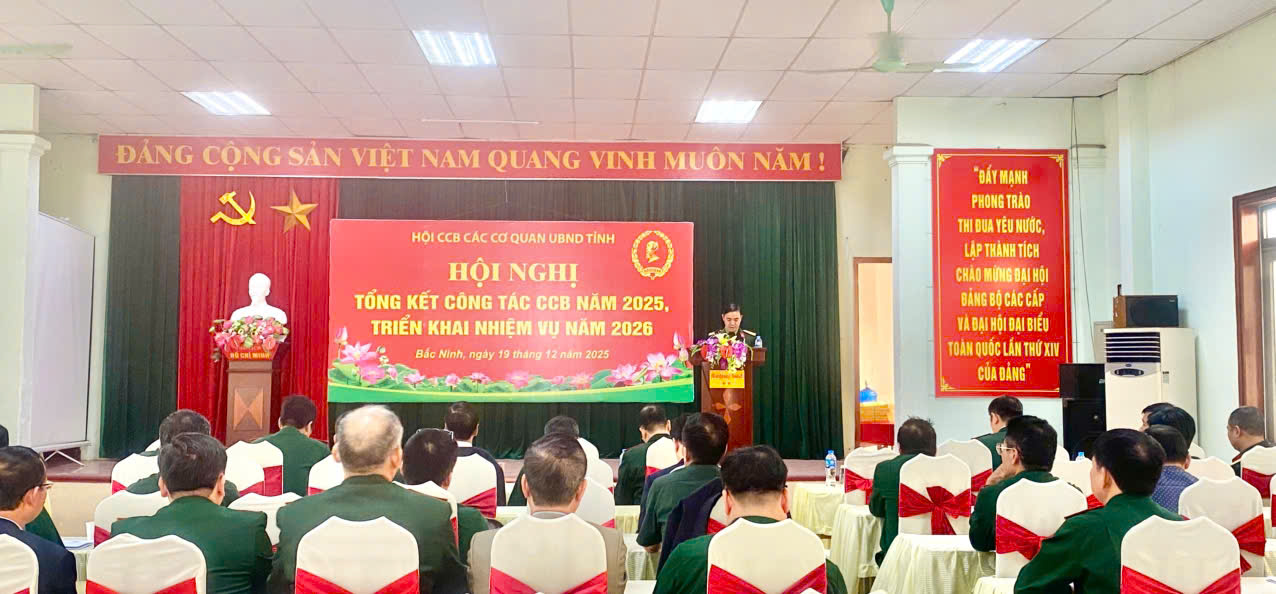 Hội Cựu chiến binh Các cơ quan Ủy ban nhân dân tỉnh tổng kết công tác cựu chiến binh năm 2025,...