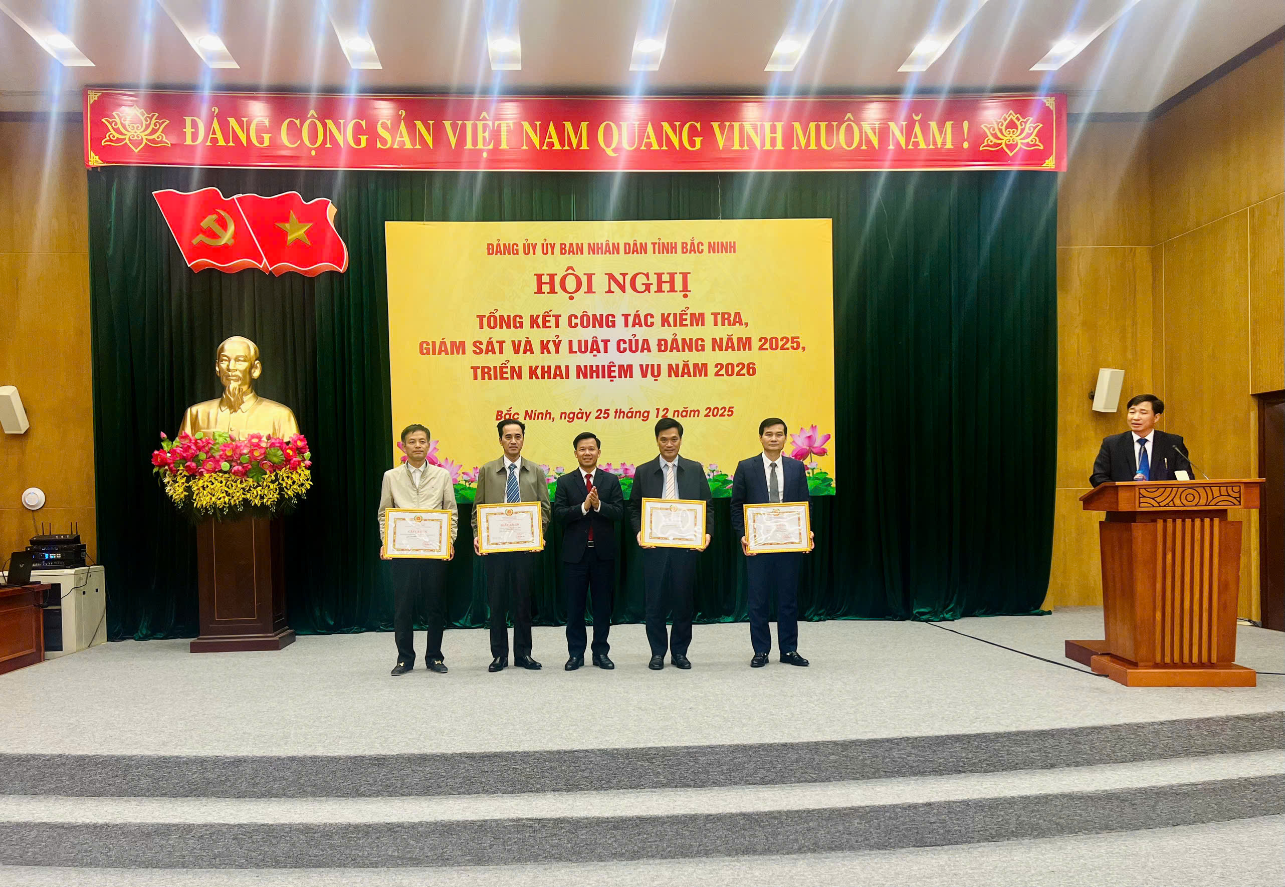 Đảng ủy UBND tỉnh Bắc Ninh tổ chức tổng kết công tác kiểm tra, giám sát và kỷ luật của Đảng năm...