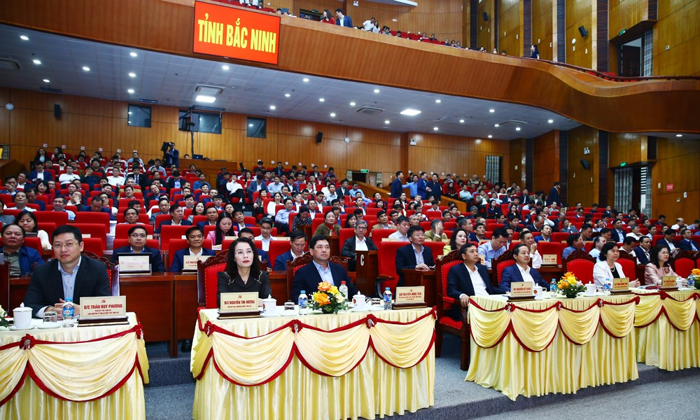Bắc Ninh: Hơn 100 nghìn đại biểu dự Hội nghị quán triệt Nghị quyết về phát triển kinh tế Nhà nước...