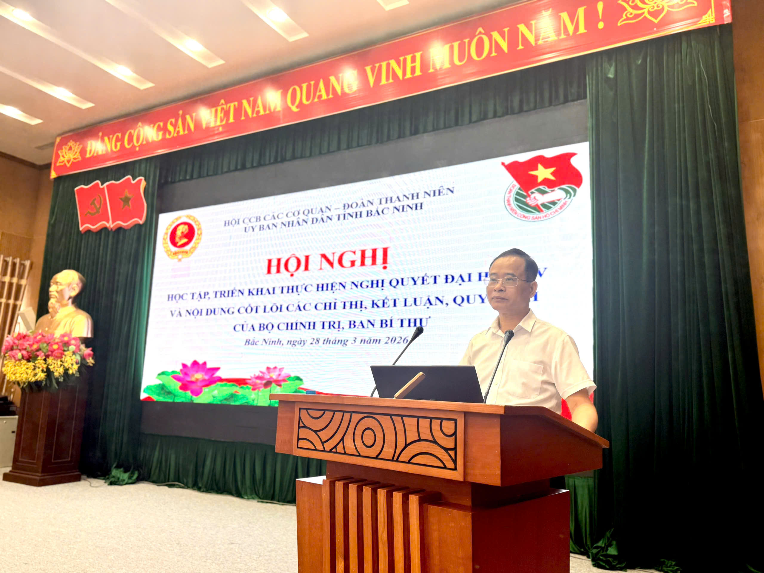 Hội CCB Các cơ quan UBND tỉnh tiếp tục tổ chức học tập, triển khai Nghị quyết Đại hội XIV của Đảng