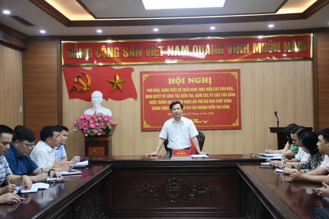 Hội nghị toàn quốc phổ biến, quán triệt và triển khai thực hiện các văn kiện, nghị quyết về công...|https://dangboubndtinh.bacninh.dcs.vn/chi-tiet-tin-tuc/-/asset_publisher/M0UUAFstbTMq/content/hoi-nghi-toan-quoc-pho-bien-quan-triet-va-trien-khai-thuc-hien-cac-van-kien-nghi-quyet-ve-cong-tac-kiem-tra-giam-sat-ky-luat-cua-ang